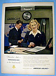 Vintage Ad: 1949 American Airlines