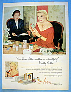 Vintage Ad: 1952 Avon Cosmetics With Dorothy Kirsten