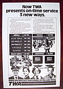 Vintage Ad: 1977 Twa Airlines