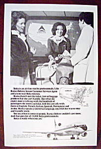 Vintage Ad: 1978 Delta Airlines