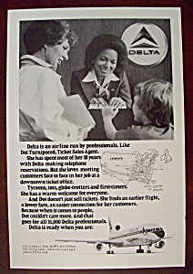 Vintage Ad: 1978 Delta Airlines