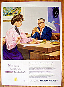 Vintage Ad: 1951 American Airlines