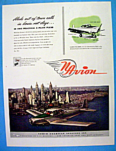 Vintage Ad: 1947 North American Aviation