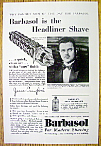 1930 Barbasol With Musician Jesse Crawford