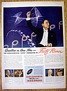 1946 Columbia Records With Fritz Reiner