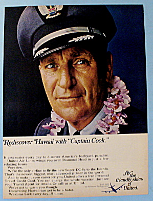 1967 United Airlines W/ Captain Cook