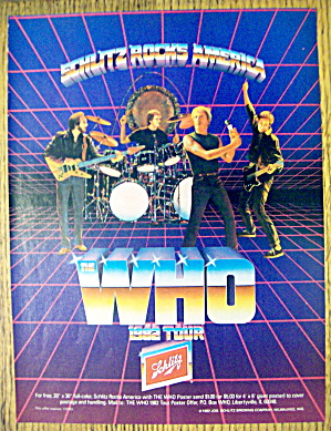 1982 Schlitz Beer With The Who Tour