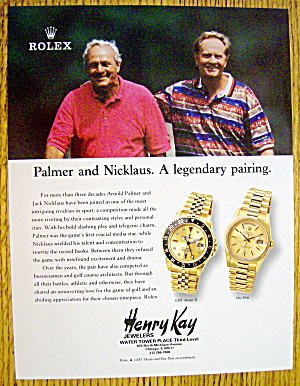 1997 Rolex W/ Palmer & Nicklaus