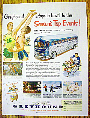 1951 Greyhound With Season's Top Events