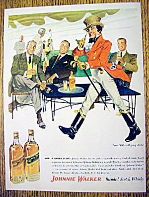 1954 Johnnie Walker With Men & Johnnie Walker