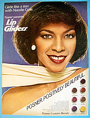 1980 Posner Lip Gliders With Singer Natalie Cole