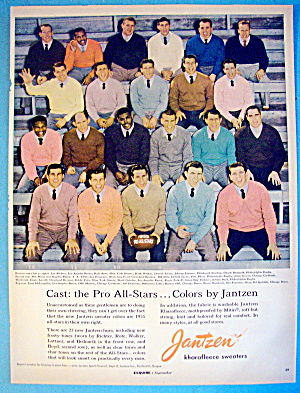 1955 Jantzen With Pro Football All Stars