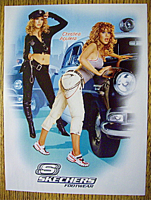 2005 Skechers Footwear With Singer Christine Aguilera