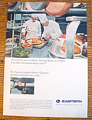 1965 Eastern Airlines With Chefs Cooking