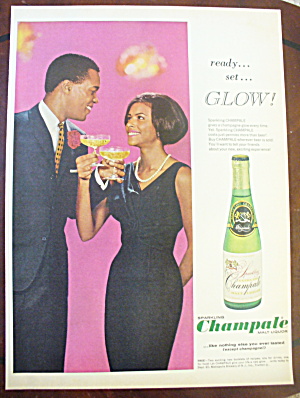 1966 Sparkling Champale W/ Man & Woman Toasting