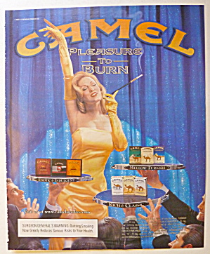 2003 Camel Cigarettes W/lovely Woman Holding Cigarette