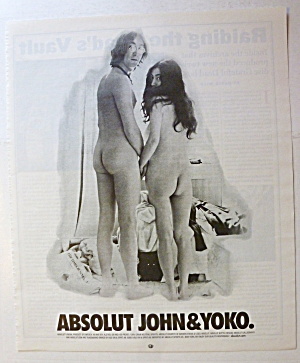 2001 Absolut With John Lennon & Yoko Ono