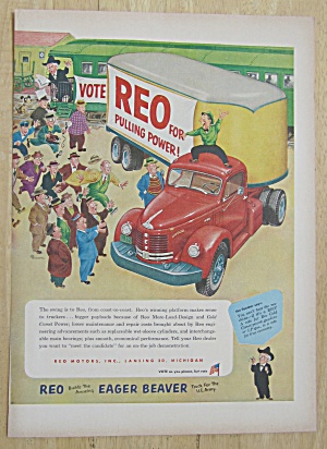 1952 Reo Trucks With The Eager Beaver