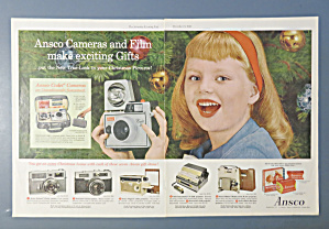 1962 Ansco Camera With Little Girl Holding Camera
