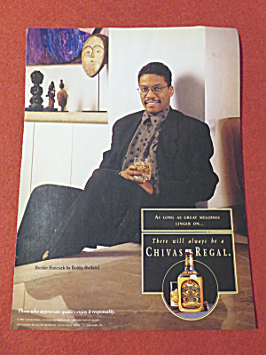 1995 Chivas Regal Scotch Whisky With Herbie Hancock