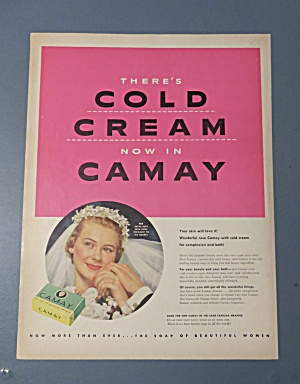 1953 Camay Soap With Lovely Bride's Face