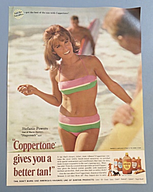 1966 Coppertone With Stefanie Powers