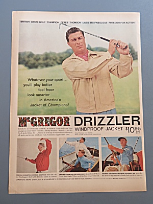 1957 Mcgregor Drizzler Jacket With Peter Thomson