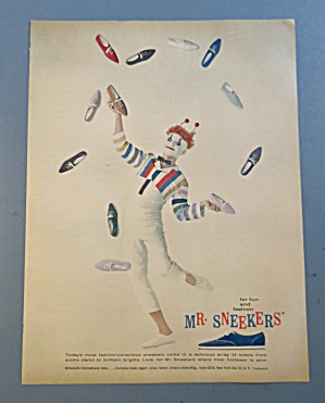 1962 Mr. Sneekers With A Mime Juggling Shoes
