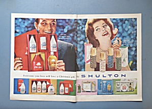 1961 Old Spice With Man & Woman With Colognes