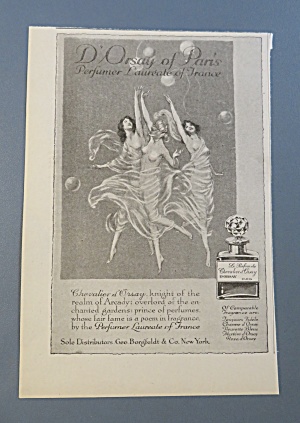 1920 D' Orsay Of Paris Perfume With Women Dancing