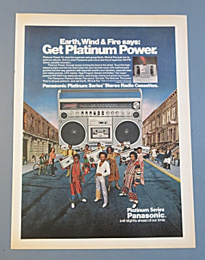 1980 Panasonic Platinum Radio With Earth, Wind & Fire