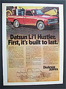 Vintage Ad: 1975 Datsun Li'l Hustler