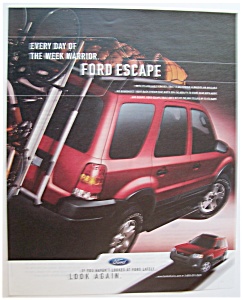 Vintage Ad: 2003 Ford Escape