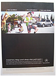 Vintage Ad: 2001 Mercedes - Benz