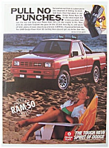 Vintage Ad: 1989 Dodge Power Ram 50