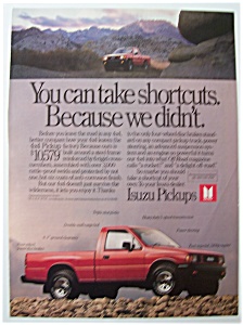 Vintage Ad: 1989 Isuzu Pickups