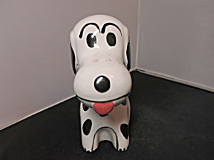 Snoopy Beagle Dog Bank Vintage 1980s Best Guess Porcelain Pottery