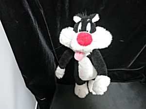 Sylvester The Cat Looney Tunes 1997 Stuffed Plush Toy