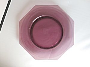 Hazel Atlas Purple Amethyst Moroccan Plate 9 3/8 Inch