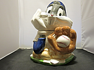 Bugs Bunny Baseball Warner Bros Cookie Jar 1993