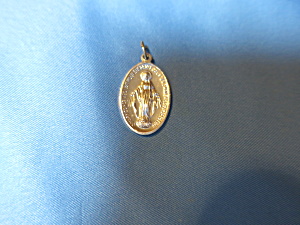 Vintage Medal O Mary Conceived Without Sin Pray For Us