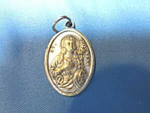 Vintage Medal St. Philomena Pray For Us Italy