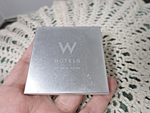Vintage W Hotels Of New York Mirror Compact