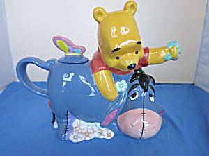 Disney Winnie The Pooh & Eeyore Teapot Disney Store