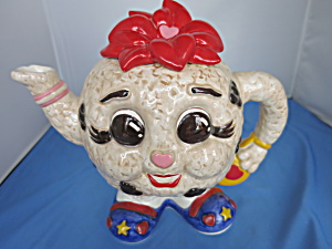 Fitz And Floyd Famous Amos Teapot Cookie