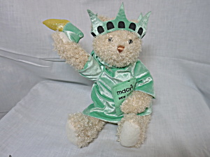 Macy's New York Gund Teddy Bear Statue Of Liberty Plush