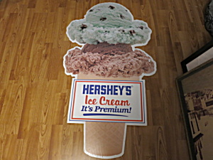 Hershey's Ice Cream It's Premium Ice Cream Cone Store Sign