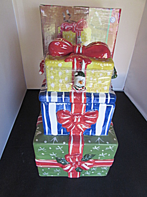 Gift Present Cookie Jar Cookie Cutters Recipe Booklet