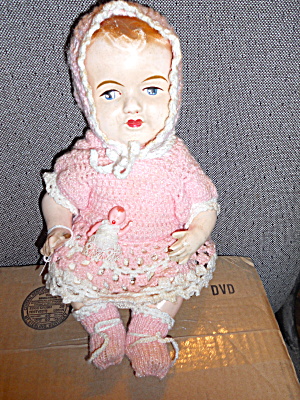 Composition Baby Doll 13 Inch Unmarked
