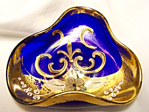 Cobalt Blue Nut Or Candy Dish